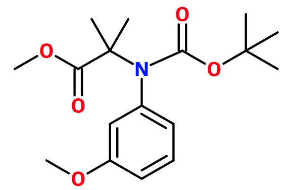 (image for) MCYB6012 Methyl 2-(tert-butoxycarbonyl(3-methoxyphenyl)amino)-2-methylpropanoate
